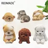 3D Dog Silicone Molds 6 Modeling Puppy Mousse Cake Molds Chocolate Sugar Fondant Cake Decorating Tools Plaster Clay Mould