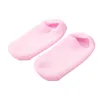 1 paire chaussettes en silicone gants