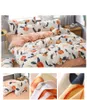 Cute Pink Peach Printed Girls Boys Kids Bed Cover Set Duvet Cover Adult Child Bed Sheets Pillowcases Comforter Bedding Set Soft