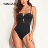 Женский купальный костюм Homgao One Piece Cowduit Color Block вырезанный купальный костюм сексуальный толчок с высокой талией пляжный монокини