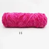 1 st = 100 g chenille sammet tjockt garn mjukt virka garn baby virkning för stickning tråd halsduk hand stickning diy försäljning cmx0006