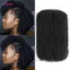 Para curar viciado em cacho afro kinky curly sintético Extensões de cabelo para DIY Good Omens 50g/PCs para Dreadlocks Twist Braids Hair