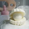 Stampo per candele in silicone a forma di conchiglia perla