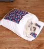 Dog Pet Bed Kennel Cat Winter Warm Dog House Sleep