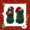 Giocattolo elettrico peluche elettriche bambola giocattolo divertimento carino verde di Natale elettronico di Natale elettronico Babbo Natale Babbo Natale DEORAZIONE DI GIOCHI