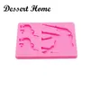 DY0078 DIY Elephant Family Moeder/Baby Epoxy Resin Molds Silicone Mold voor sleutelchains sieraden Making Accessoires Tools