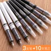 Snowhite x88 naken färgrulle penna full nåltyp snabb torr svart 0,5 mm 0,38 mm söt stationär gel penna set