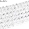 Acessórios 132 Keys Diy White Transparent Keycap Definir SA Perfil Dyesub Keycaps para teclado mecânico MX