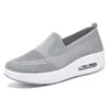 Livraison gratuite chaussures de course sneaker gai femmes noir blanc bleu gris gris chaussures de sport