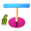 Houten huisdiervogel papegaai kooi training stand perch speel gym budgie parket speelgoed