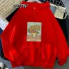 Sweatshirts The Sunflower Winter Vintage Hoody stor storlek Van Gogh tryck Löst långärmad kvinnor harajuku ins roliga punk huva tröja