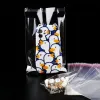 1000st Transparent OPP Ziplock Plastic Bag Jewelry Gift Box Packaging Självhäftande kex Candy Packaging Cellophane Bag