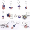 플래그 키 체인 USA Metal America US Key Chain Trump Keychains Keyring S Ring 0410