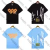 Shirts Denim Graphic Tee Mens T Shirt Polo Designer Clothes Running Sports Loose T-shirt Light Blue Black 484