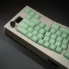 Accessoires Echome Cyan Jade Thème Keycap Set PBT Dyesublimation Cape de clavier translucicien Cap de profil de cerise Cap pour le clavier mécanique