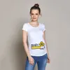 Summer Pregnant Funny T-shirt Pregnant Women Maternity Clothes Baby Print Maternity Tops Pregnancy Announcement New Baby Tee