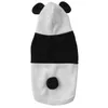 Panda Anzug Hoodie Kostüm Haustier Hund Kleidung süße Fleece Kleidung Weich warmes Manteljacke Cosplay Outwear Kleidung für Hunde Katzen Haustier Haustier