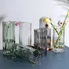 Vases Modern Nordic Transparent Glass Vase Flower Living Room Home Decoration Tabled Table Hydroponic terrarium Minimalistes Ornements