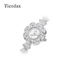 Di da shi/tierdax niş mücevher moda ışık lüks trend tam elmas mizaç zarif orijinal kadın saat