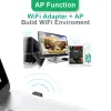 Карты Edup 650 Мбит / с USB Wi -Fi Adapter 5GHZ 2,4 ГГц мини -Wi -Fi Внешняя беспроводная сетевая карта Wi -Fi -приемник для ноутбука Windows macOS