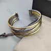 Cuff Bangle bracelet hoop Silver Twisted stud earrings Women Fashion Bracelets Charm necklace Wire Woman Designer Cable Jewelry Exquisite Accessories necklaces