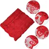 Tapestres 5pcs Red Heart Lace Table Runner Place Mat Cupid Love for Home Indoor Casamento Decorações dos Namorados Decorações de Festas de festa