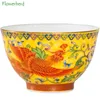 대형 마스터 컵 세라믹 티 컵 Cloisonne 에나멜 찻잔 티웨어 쿵 컵 푸 푸 티 세트 컵 보울 주부 중국식 스타일 티 컵