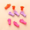 6PCS Knitting Igle Punkt Protectors Stoppers Rock Paper Nożyczniki Dzianin igły Zakrycie końcówki Dzianin Craft Akcesoria