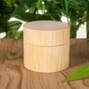 Opslagflessen potten 10 stks natuurlijke bamboe cosmetische pot monstercontainers omgevingsmateriaal 3G 5G 10G 15G 20G 30G 503071