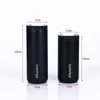 Water Bottles 304 Stainless Steel Vacuum Insulated Cup Car Portable Straight Body Coffee