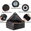 Black Anti-UV Sunshade Net Outdoor Awning Swimming Pool Cover Shade Sail Home Garden Succulent Plant Shelter Shading Net