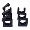 2pc Plastic pipe clip Bellows hose Hoop buckle Black Limit tube clamp wire cable organizer Fixing holder Home Office Accessories