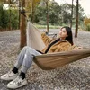 Hammocks Mobi Garden 1-2 Camping Hammock 570G Picnic Ultra Light Casual Swing 70D Nylon Tear Resistant Swing for Hikingq