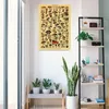 Palaeobios Plant Retro Poster Flower Animal Animal Insect Butterfly Mushrooms Canvas Painting Wall Art Canvas Oil Painting Home Decor