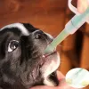 Transparent chien chat pilule pilule de compagnie médicamenteuse injecteur / outil d'alimentation de seringue Supplies animales