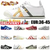 Casual Chaussures Casual Trainers Men Mexico 66 Slip-On en cuir en cuir baskets Gum Sail Silver Blanc Yellow Green Womens Sports Trainers Gai 36-45