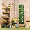7 Pocket Vertical Growing Planting Bag Felt Fabric Wall Hanging Flower Vegetable Growing Container Outdoor Indoor Garden Planter