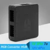 HUBS RGB CONVERTER 5V 3PIN ARGB Light do 12 V 4pin RGB Light Transfer Wanel Converter