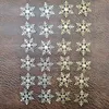 (200pcs/pacote) 30mm Lidth Christmas Snowflakes Confetti Snow Artificial Nasta Decorações de Ornamentos para Festas em casa