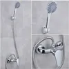 Black Shower Set Shower Faucet With Hose And Single Handle Switch Ues To Household Sprinkler Bathroom Hotel Pure Copper Set