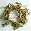 Artificial Sunflower Flowers Garland Daisy Rattan Wall Wedding Party Hotel Home Office Christmas Living Room Autumn Decoration