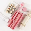 Più recente set di sushi fai -da -te veloce set macchina riso stampo stampo kit rullo bazooka kit di carne vegetale utensili da cucina fai -da -te strumenti da cucina fai da te