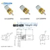 DC 3V 6V 12V GA12-N20 Micro Motor Motor de moteur Motor Gear Gear Motor 30rpm 50rpm 60rpm 100rpm 150rpm 200rpm 300rpm 600rpm 1000rpm