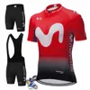 2022 Movistar Sportswear Cycling Jersey Clothing Bike Pant Mtb Ropa Ciclismo Men Summer Team Bicycling Maillot Culotte Wear