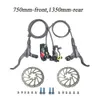 Zoom HB-875 Bike Brake Mtb Mountain Bicycle Hydraulic Disc Set Clamp متوافق مع MT200 MT315 MT615 M365 M395