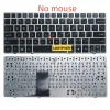 Toetsenborden US Engels toetsenbord voor HP EliteBook 2560 2560p 2570 2570p Laptop Silver met muis