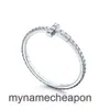 Anéis de designer de primeira classe para feminino Tifancy Precision de alta qualidade Anel de diamante Full Fashion Ring Towers de moda original 1: 1 com logotipo real