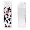 Extérieur incassable Animal Plastique Fresh White Cow Milk Wateres My Mig Creative Outdoor Falpoor Black Cow Milk Bouteilles