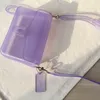 Wysokiej jakości letnia galaretka Tabby Projekt mody Pvc Transparent Crossbody Bag wielk kolorowy wózek na ramię torebka torebka różowa złota zielona torebka