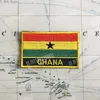 Ghana National Flag brodery Patches Badge Bouclier et Pin de forme carrée